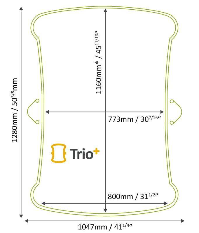 Stiltz Trio+ Odcisk stopy windy domowej